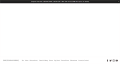 Desktop Screenshot of gregoriouribe.com